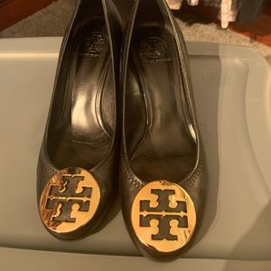 Black Tory Burch Wedges
